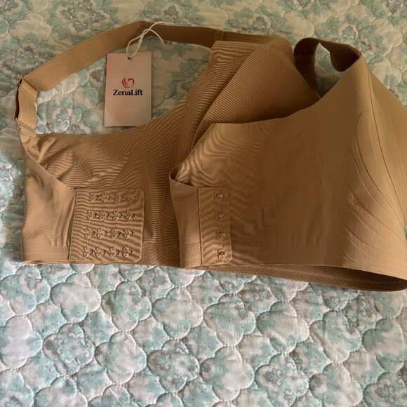 (2) ZenaLift Bra Womens 5xl Seamless Wireless Comfort Support Adjustable Straps - Picture 7 of 8